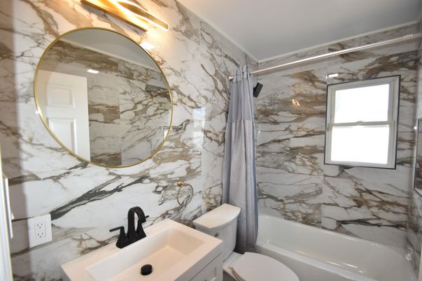 Bathroom, Interior, Marble Walls