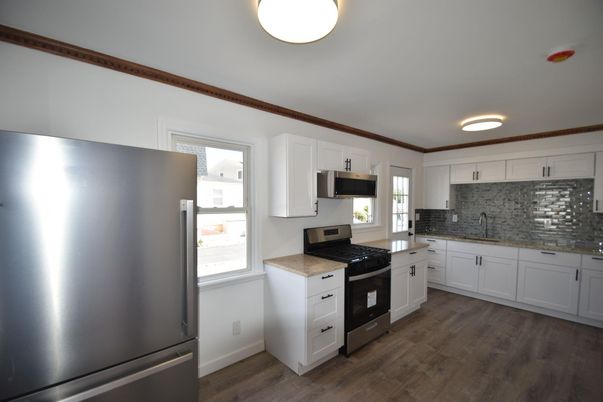 Interior, Kitchen, Wood Texture Flooring