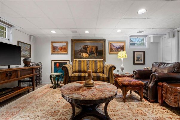 Interior, Living room, Recessed Lighting
