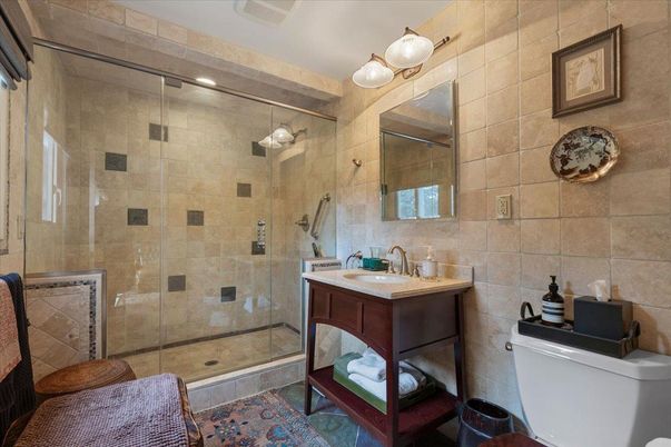 Bathroom, Glass Shower, Interior