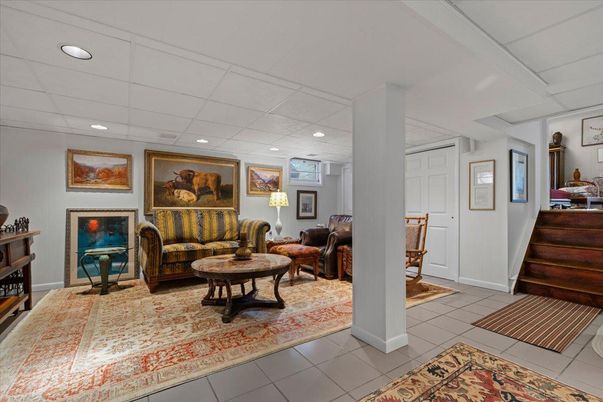 Interior, Living room, Recessed Lighting