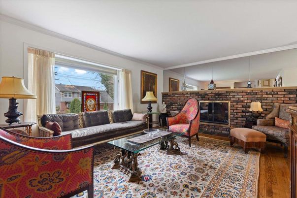 Fireplace, Interior, Living room, Stone Walls, Wood Texture Flooring
