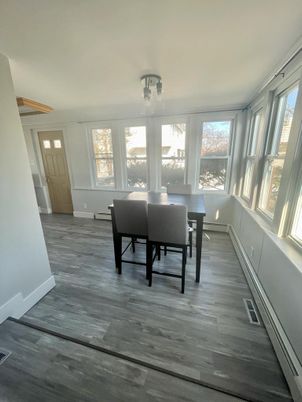 Dining room, Interior, Wood Texture Flooring