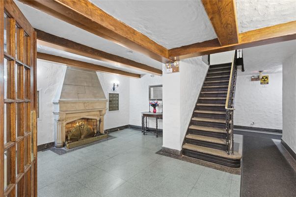 Fireplace, Interior, Wooden Beams