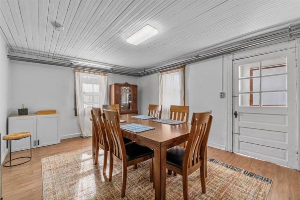 Dining room, Interior, Wood Texture Flooring