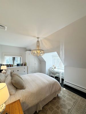 Bedroom, Chandelier, Interior