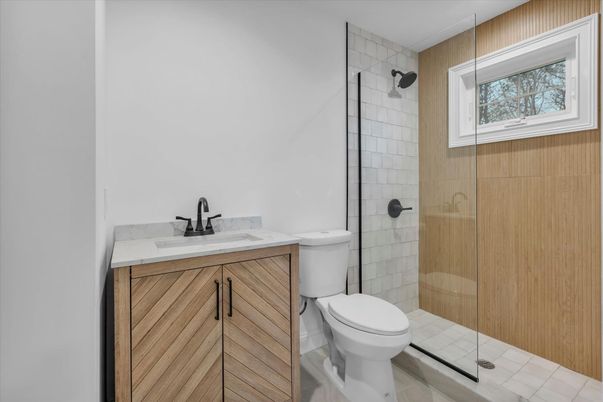 Bathroom, Glass Shower, Interior