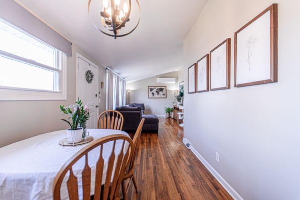 Dining room, Interior, Wood Texture Flooring