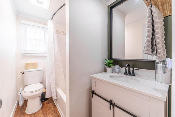 Bathroom, Interior, Wood Texture Flooring