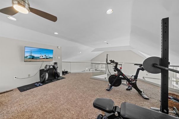 Fitness Equipment, Interior, Recessed Lighting