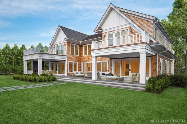 Backyard, Exterior, Facade, Brick Facade, Farmhouse