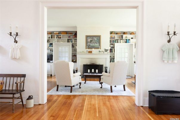 Fireplace, Interior, Wood Texture Flooring