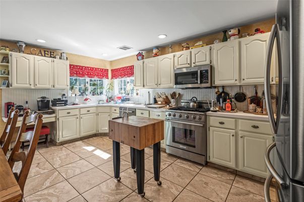 Interior, Kitchen, Recessed Lighting, Stainless Steel Appliances