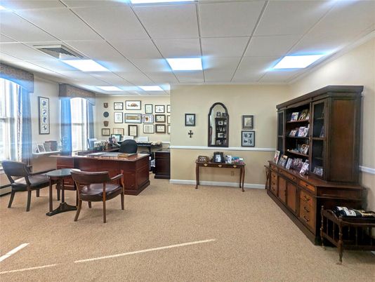 Home Office, Interior, Recessed Lighting