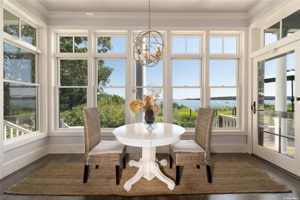 Chandelier, Dining room, Interior, Water, Wood Texture Flooring