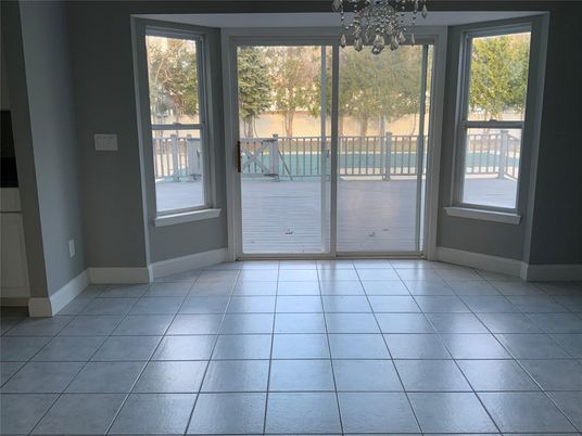 Chandelier, Empty room, Interior