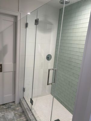 Bathroom, Glass Shower, Interior