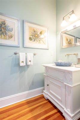 Bathroom, Interior, Wood Texture Flooring