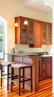 Interior, Pendant Lights, Recessed Lighting, Wood Texture Flooring