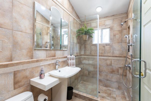 Bathroom, Glass Shower, Interior