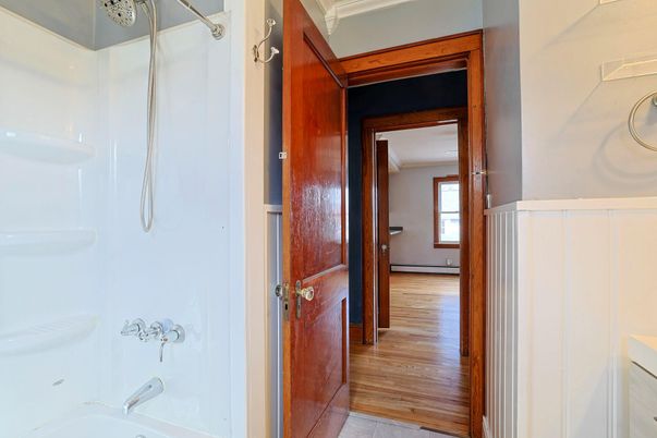 Bathroom, Interior, Wood Texture Flooring