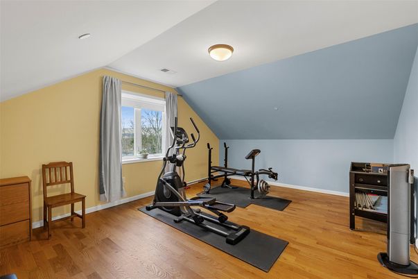 Fitness Equipment, Interior, Wood Texture Flooring