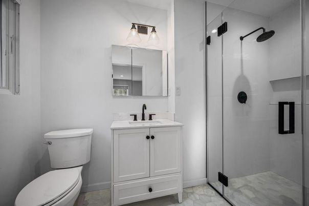 Bathroom, Glass Shower, Interior