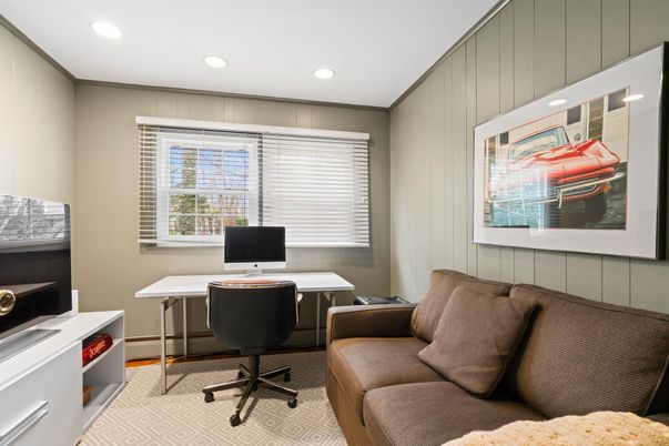 Home Office, Interior, Recessed Lighting