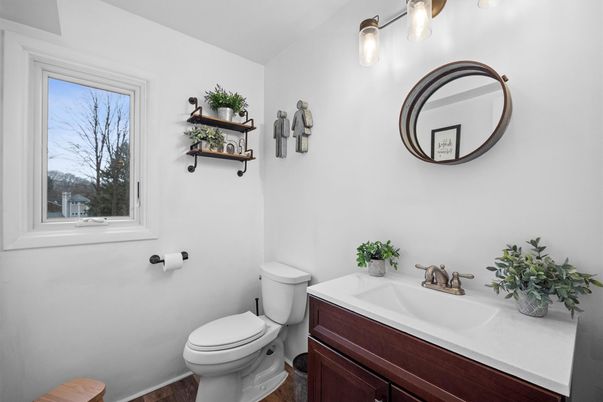 Bathroom, Interior, Wood Texture Flooring