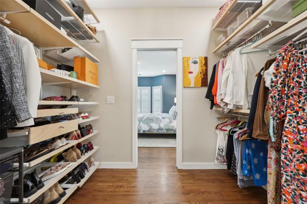 Interior, Recessed Lighting, Walk-in Closets, Wood Texture Flooring