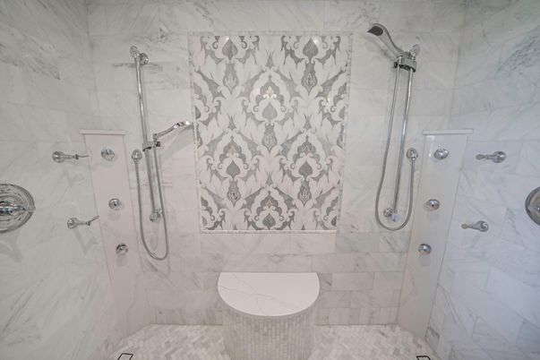 Bathroom, Interior, Marble Walls