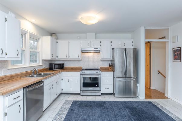 Interior, Kitchen, Recessed Lighting, Stainless Steel Appliances