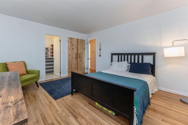 Bedroom, Interior, Wood Texture Flooring