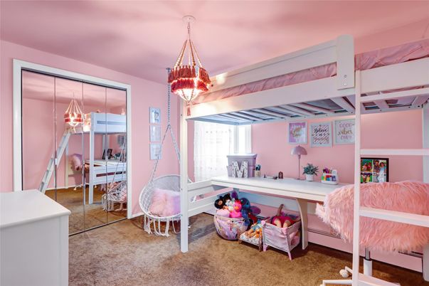 Bedroom, Chandelier, Interior
