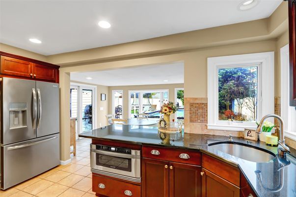 Interior, Kitchen, Recessed Lighting, Stainless Steel Appliances