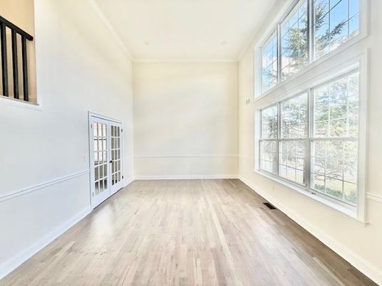 Empty room, Interior, Wood Texture Flooring