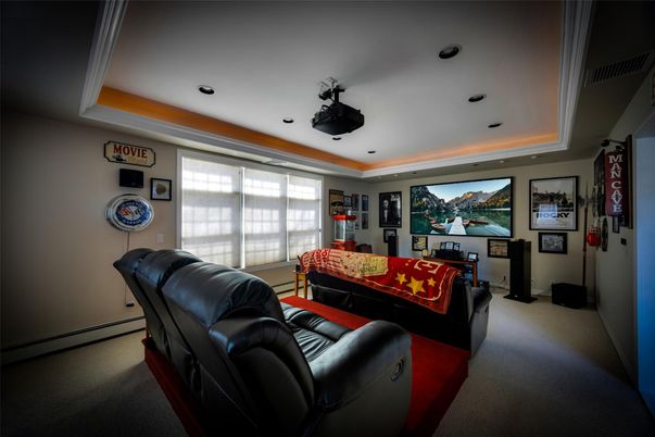 Interior, Recessed Lighting, Theatre Room