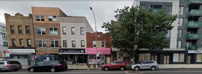 Exterior, Facade, Brick Facade, Condo Building