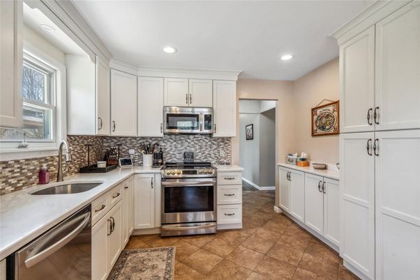 Interior, Kitchen, Recessed Lighting, Stainless Steel Appliances