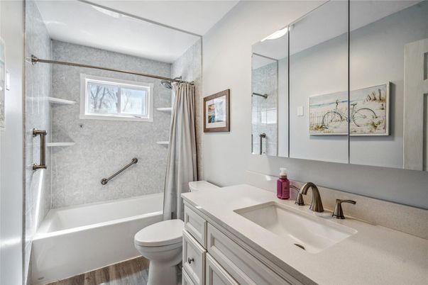 Bathroom, Interior, Wood Texture Flooring