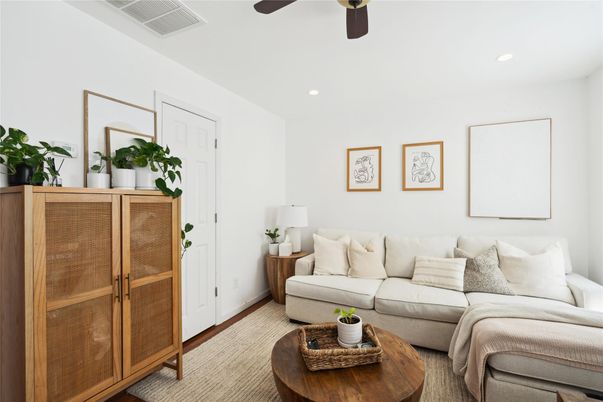 Interior, Living room, Recessed Lighting
