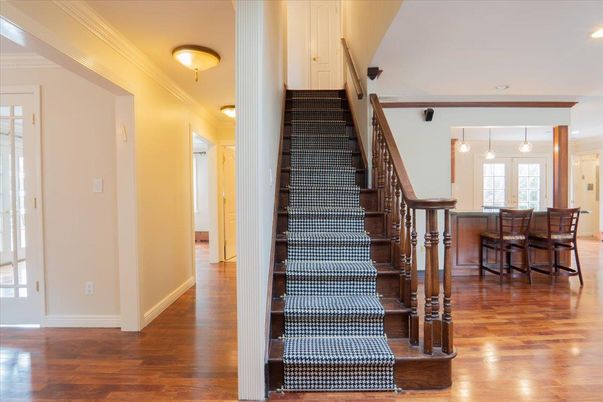 Interior, Pendant Lights, Recessed Lighting, Wood Texture Flooring