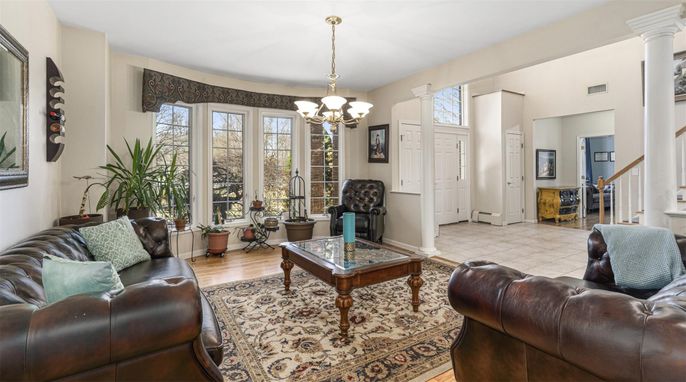 Chandelier, Interior, Living room, Wood Texture Flooring