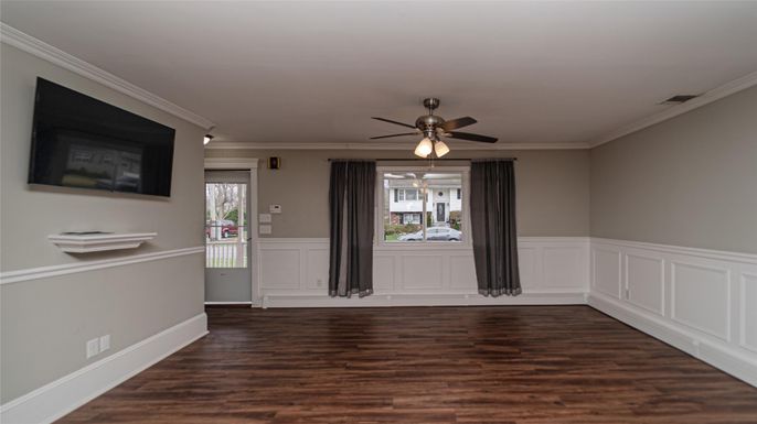 Empty room, Interior, Wood Texture Flooring