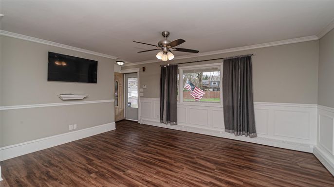 Empty room, Interior, Wood Texture Flooring