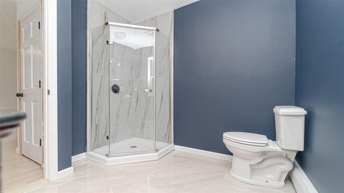 Bathroom, Glass Shower, Interior