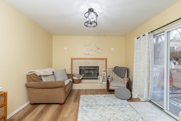 Fireplace, Interior, Living room, Wood Texture Flooring