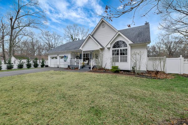 Attached, Backyard, Exterior, Facade, Farmhouse