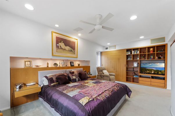 Bedroom, Interior, Recessed Lighting