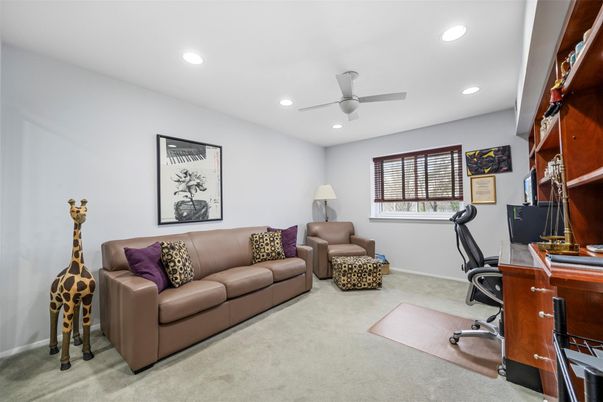Home Office, Interior, Recessed Lighting